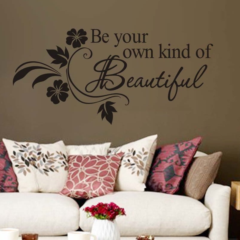 be your own kind of beautiful wallsticker