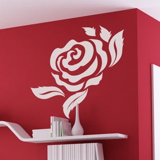 rose wallsticker